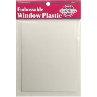 Judikins Embossable Window Plastic Sheets, 20 Pack   Home   Crafts
