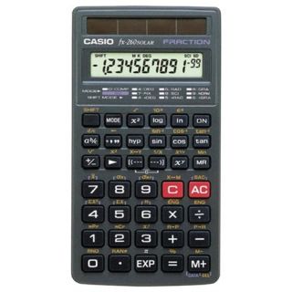 Casio FX 260 Scientific Solar Calculator
