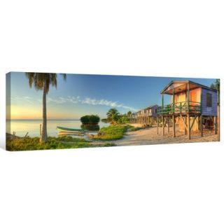 Great Big Photos Beach House Photographic Print on Wrapped Canvas
