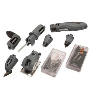 Professional Woodworker 7.2 Volt Lithium Ion Multi Tool, Features Grinder, Screwdriver, Reciprocating Saw, and Angle Drill 7704