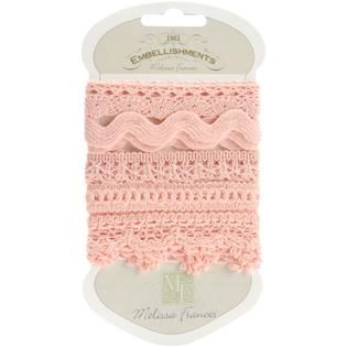 Lace Trim 5 Styles 18 Each Pink   Home   Crafts & Hobbies