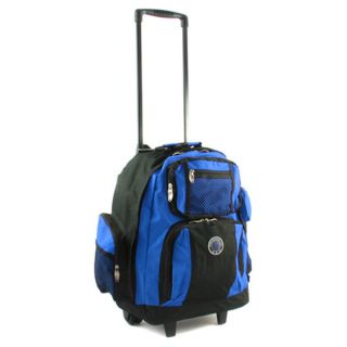 Roll Away 18 inch Deluxe Rolling Unisex Polyester Carry on Backpack