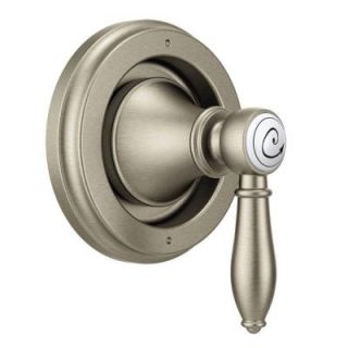 MOEN Weymouth 1 Handle Transfer Valve Trim Kit in Brushed Nickel (Valve Not Included) TS32205BN