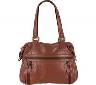 Womens Latico Hazel Gathered Shoulder Bag 7605   Cognac Leather