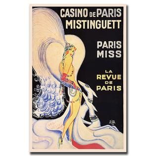 Trademark Fine Art 18x24 inches Casino de Paris Mistinguett by Louis