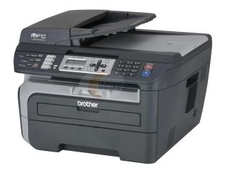 Refurbished: Brother MFC Series EMFC7840W MFC / All In One Up to 23 ppm Monochrome Wireless 802.11b/g/n Laser Printer