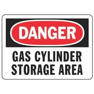 ACCUFORM SIGNS MCPG005VS Danger Sign, 7 x 10In, R and BK/WHT, ENG
