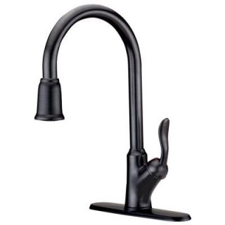 Fontaine Francesca Single Handle Pull Down Sprayer Kitchen Faucet in Oil Rubbed Bronze MFF FSCK3 ORB
