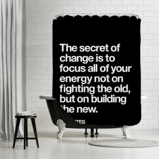 The Secret of Change Is Shower Curtain