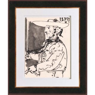 Pablo Picasso Number 2 dated 13/7/59 Bichromie Framed