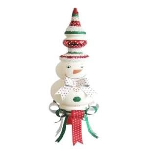 Creative Designs Christmas Snowman and Bow Table Piece   Seasonal