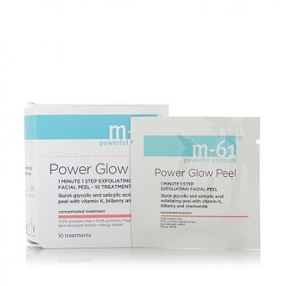 m 61 Power Glow 1 Minute Facial Peels   10 pack   7703181
