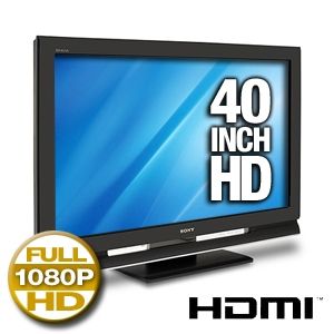 SONY KDL40S4100 40 LCD HDTV   1080p, 1920 x 1080, 2500:1, 16:9, 3x HDMI