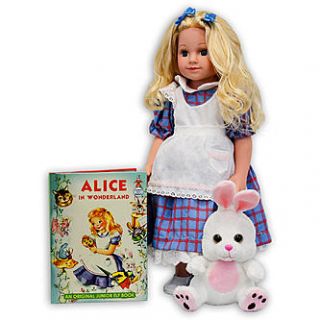 Dazzleworks Deluxe Once Upon a time Storybook doll Alice in Wonderland