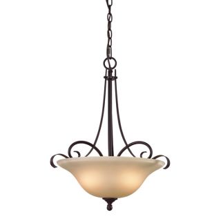 Cornerstone Brighton 3 Light Large Pendant In Oil Rubbed Bronze