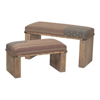 Piece National Wooden Bench Set