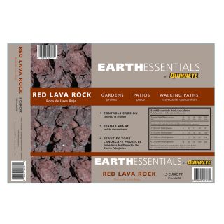 EARTHESSENTIALS BY QUIKRETE 0.5 cu ft Lava Rock