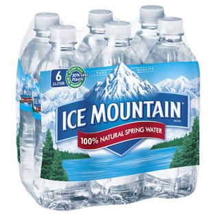 ICE MOUNTAIN 100% NATURAL SPRING WATER 101.4 FL OZ PLASTIC BOTTLE