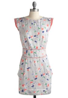 Emily and Fin Centerpiece of My Heart Dress  Mod Retro Vintage Printed Dresses