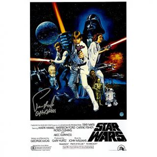 Peter Mayhew Signed "Chewbacca" Star Wars Episode IV: A New Hope  11" x 17" Ori   8096349