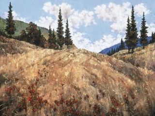 Beyond the Hill Poster Print by Martin Pryce (40 x 28)