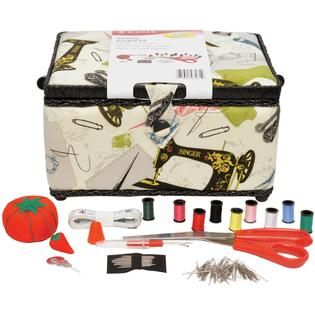 Singer Sewing Basket Kit 5 1/52X10 1/2X5 1/2   Home   Crafts