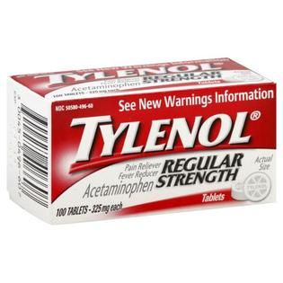 Tylenol Tablets Posted 5/16/2013 Regular Strength 100 CT BOX