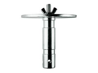Manfrotto 163 38 28mm Male Adapter, Silver