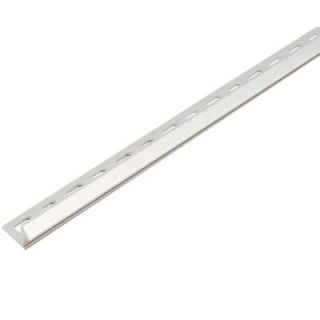 MD Building Products Satin Clear 1.263 in. x 96 in. Aluminum Tile to Carpet Edging Trim 07534