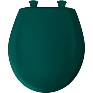 BEMIS Round Closed Front Toilet Seat in Teal 200SLOWT 655