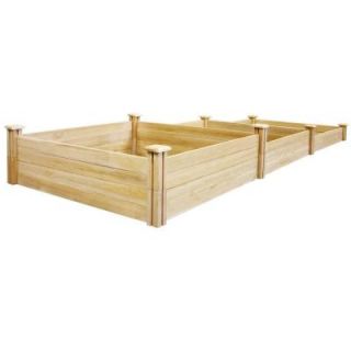 Greenes Fence Stair Step Dovetail Raised Garden Bed RC2T10S31B