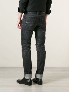 Balmain Stitching Detail Jeans
