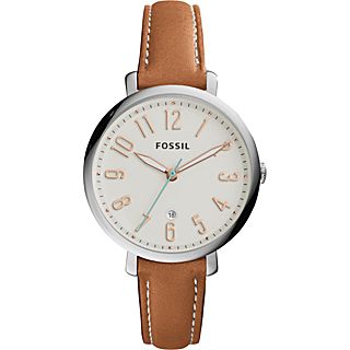 Fossil Jacqueline Two Hand Date Leather Watch