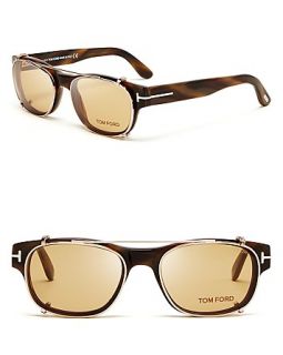 Tom Ford Hollywood Collection Snowden Optical Frames with Sunglasses Clip