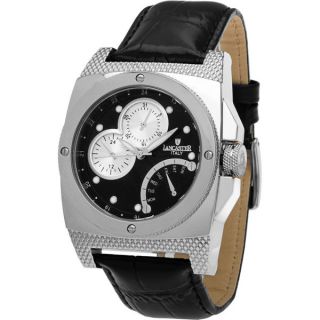 Mens OLA0344BK Black Leather Watch   16527515  