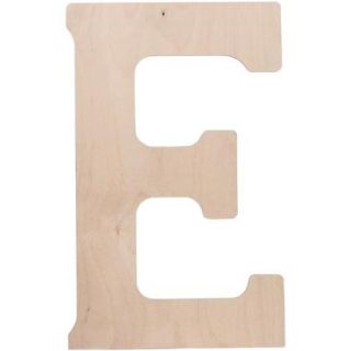 Wood Letter 18"X.5" E