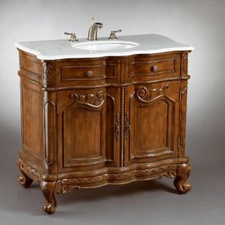 AA Importing 39'' Single 2 Door Bathroom Vanity Set