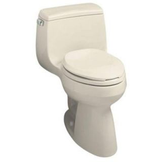 KOHLER Gabrielle Comfort Height 1 Piece 1.6 GPF Elongated Toilet in Biscuit DISCONTINUED K 3322 96