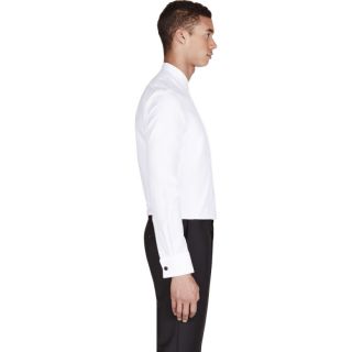 Alexander McQueen White Trompe Loeil Shirt