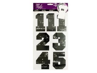 Iron On Black Numbers   Set of 96 (Crafts Craft Embellishments)   Wholesale