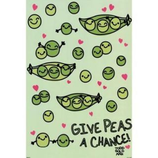 Give Peas a Chance   David & Goliath Poster Print (24 x 36)