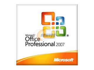 Microsoft 269 13760 Office Professional 2007 (no media, Lic only) English DSP MLK 1 Pack   Licenses