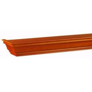 Home Decorators Collection 60 in. L x 5 in. W Cornice Golden Cherry Floating Shelf 7772240140
