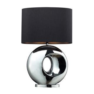 Tobermore 1 light Ceramic Chrome Table Lamp   15757485  