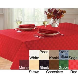 Reflections Microfiber Tablecloth 60x84 Oval Blue