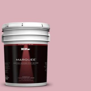 BEHR MARQUEE 5 gal. #ICC 54 Peony Flat Exterior Paint 445405