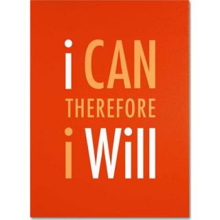 Trademark Fine Art "I Will III" Canvas Art by Megan Romo