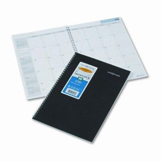 AT A GLANCE Academic/Fiscal Ruled 14 Month Planner, 7 7/8 x 11 7/8, Black, 2015