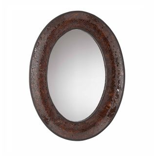 Jewelry Collection Harvest Bronze Oval Wall Mirror