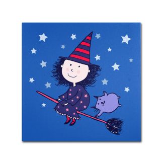 Carla Martell Lovely Little Witch Canvas Art   17524659  
